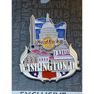 Hard Rock Cafe Washington DC Pin Core City Icon 3D Series 2017 Capitol New